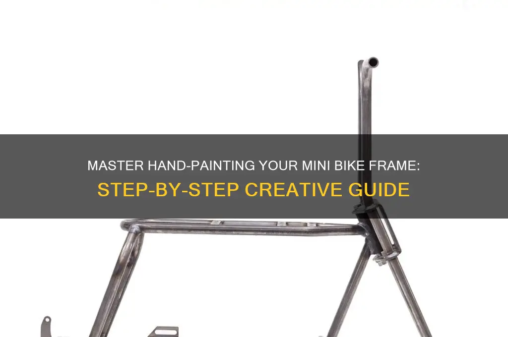 how to hand paint a mini bike frame