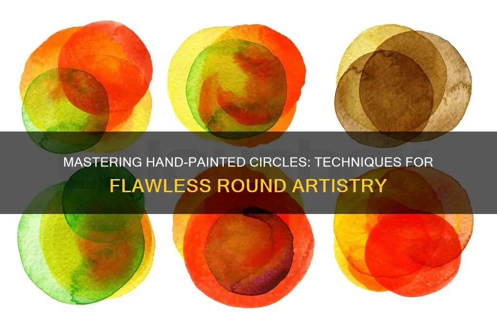 how to hand paint a perfect circle