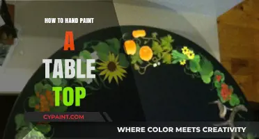 Master Hand-Painting: Transform Your Table Top with Creative Techniques