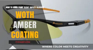 Hand-Paint Cleat Safety Glasses: Amber Coating DIY Guide