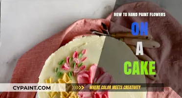 Mastering Edible Art: Hand-Painting Vibrant Flowers on Cakes