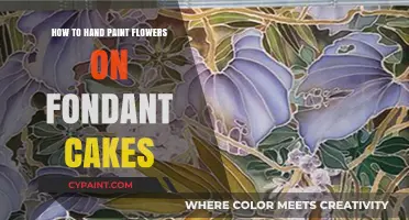 Mastering Fondant Art: Hand-Painting Vibrant Flowers on Cakes