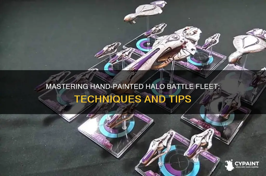 how to hand paint halo battle fleet