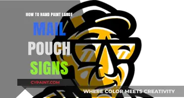 Mastering Hand-Painted Large Mail Pouch Signs: Techniques and Tips