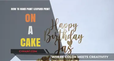 Hand-Painted Leopard Print Cake: A Step-by-Step Guide