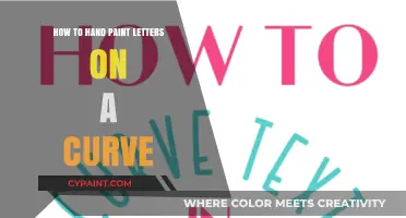 Mastering Curved Lettering: A Step-by-Step Guide to Hand Painting