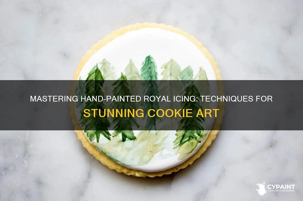 how to hand paint on royal icing