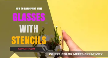 Creative Stencil Techniques for Hand-Painting Unique Wine Glasses
