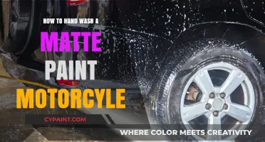Gentle Care for Matte Finishes: Hand Washing Your Matte Paint Motorcycle
