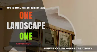 Mastering Wall Art: Hanging 3 Portraits & 1 Landscape Painting