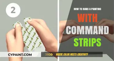 Effortless Wall Art: Hanging Paintings with Command Strips Made Easy