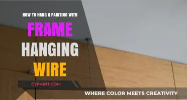 Hanging Paintings: Using Frame Wire Like a Pro