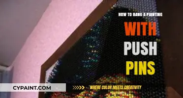 Easy Wall Art Display: Hanging Paintings with Push Pins Guide