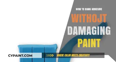 Hanging Adhesives Safely: Protect Your Paint with These Tips