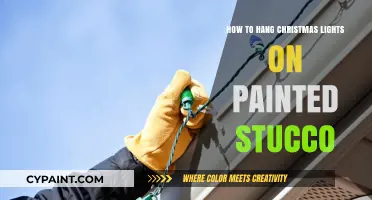 Hanging Christmas Lights on Painted Stucco: A Step-by-Step Guide