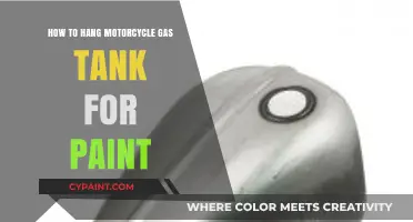 Mastering the Art of Hanging Motorcycle Gas Tanks for Painting