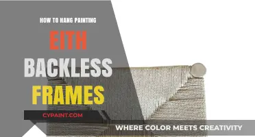 Mastering Backless Frames: Effortless Tips for Hanging Your Paintings