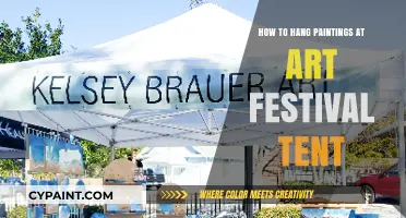 Mastering Art Festival Displays: Hanging Paintings in Your Tent