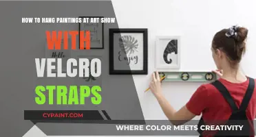 Hanging Art Show Mastery: Secure Paintings with Velcro Straps
