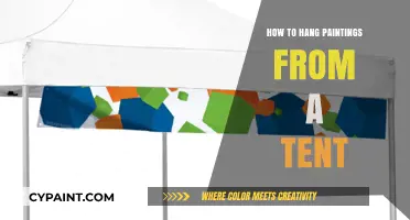 Creative Tent Decor: Hanging Paintings for Outdoor Art Displays
