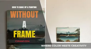 Easy Ways to Hang Unframed Paintings