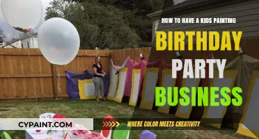 Kids' Painting Parties: A Colorful Business Idea
