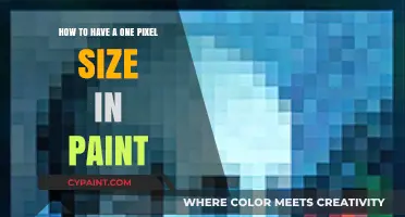 Selecting the Smallest Brush Size in Paint