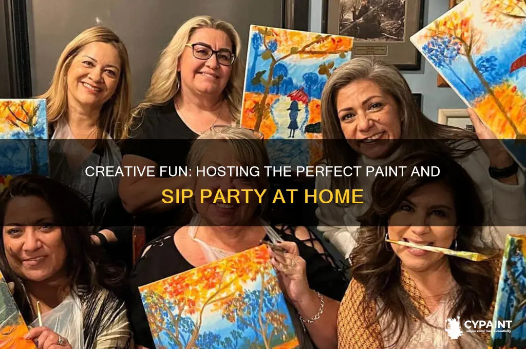 how to have a paint and sipp