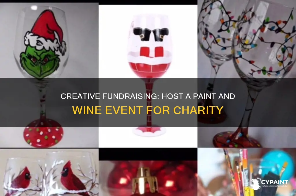 how to have a paint and wine fundraiser