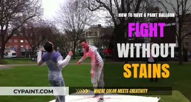 Have a Clean Paint Balloon Fight