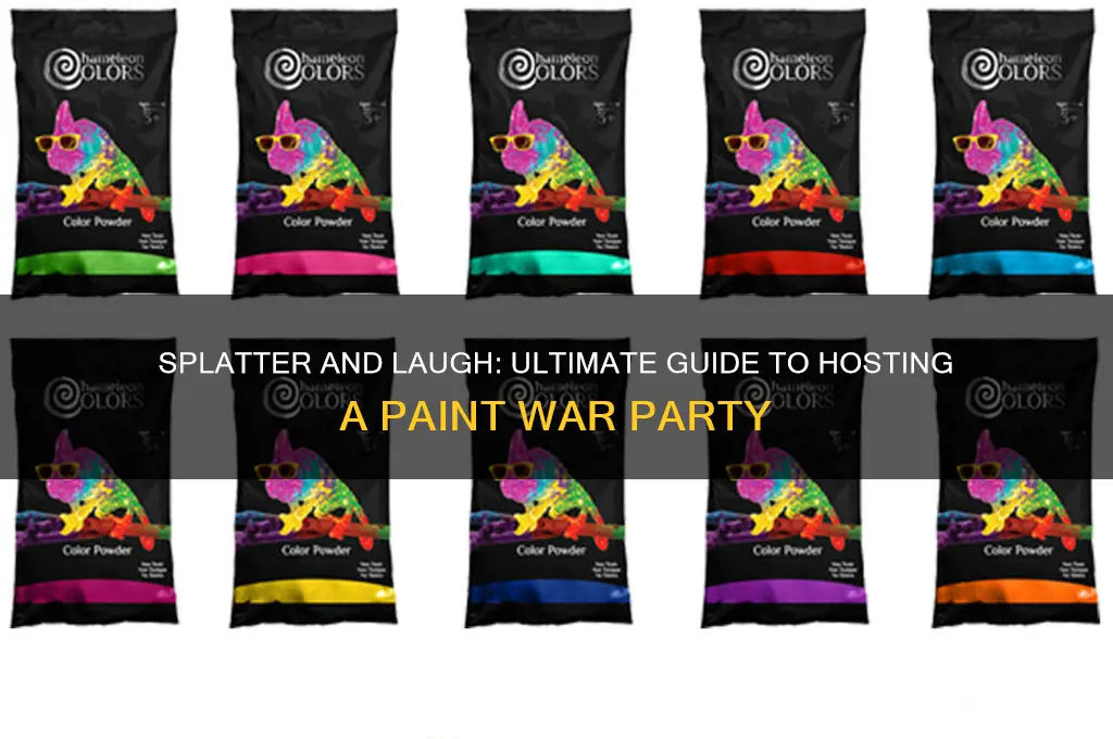 how to have a paint war with friends