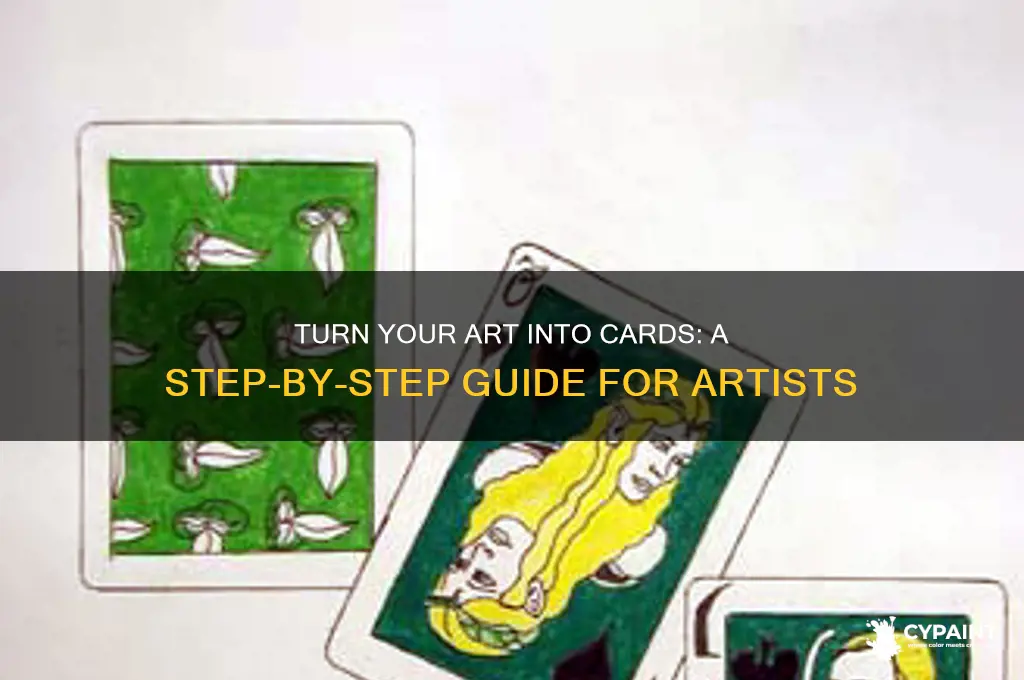 how to have cards made of your painting