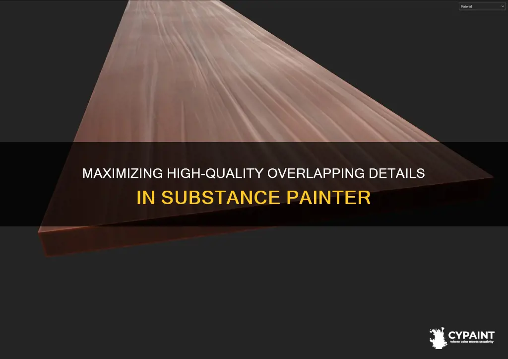 how to have hight overlap hight in substance painter