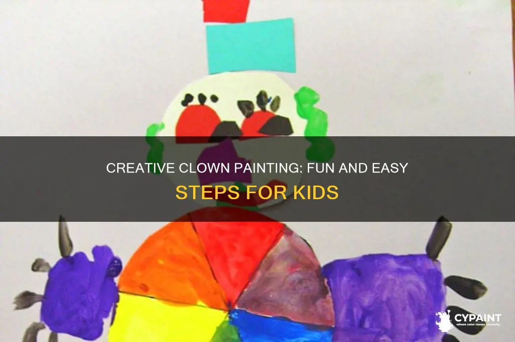 how to have kids paint a clown