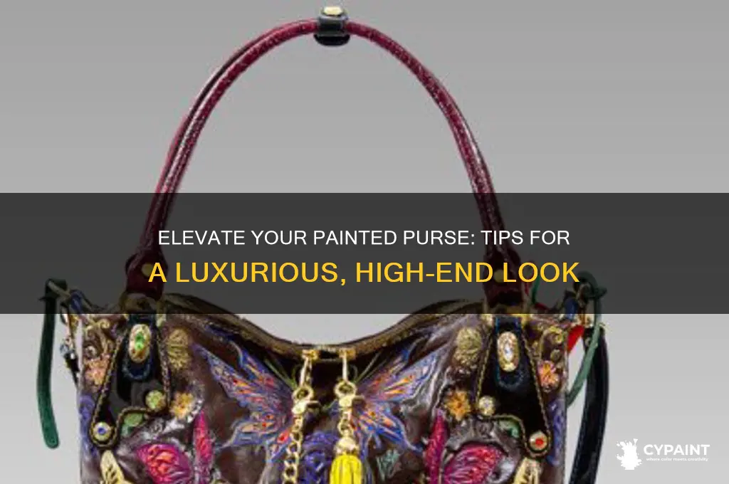 how to have painted purse look expensive