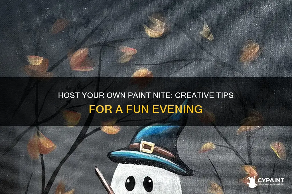 how to have your own paint nite