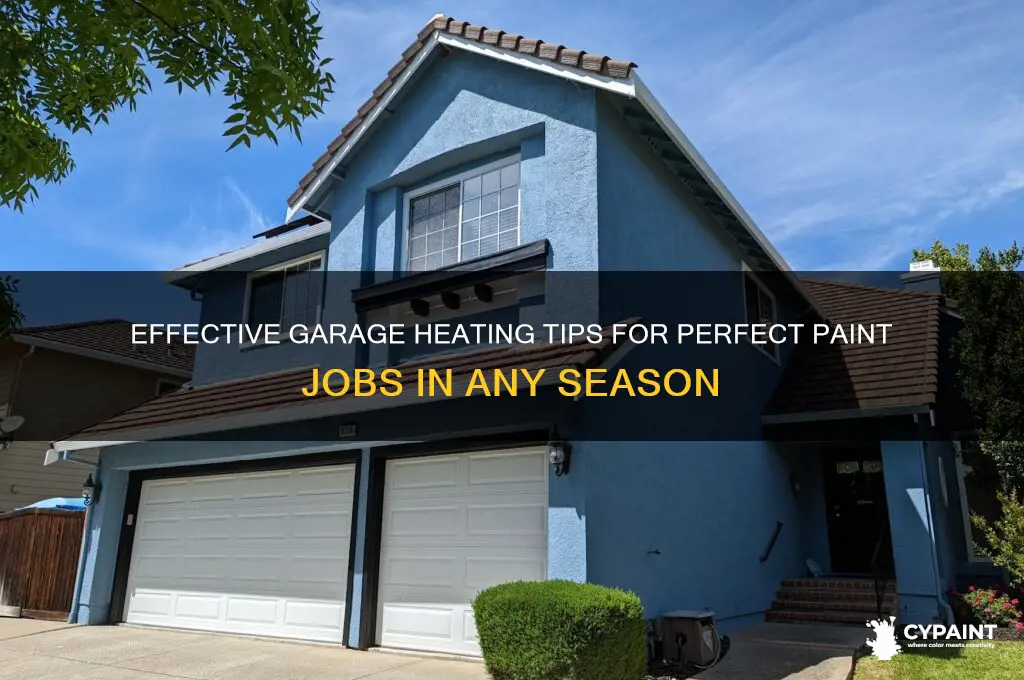 how to heat a garage for painting