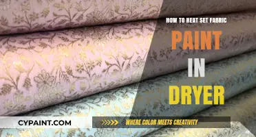 Mastering Heat Setting: Fabric Paint in the Dryer Made Easy