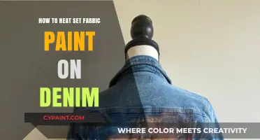 Mastering Heat Setting: Perfectly Preserve Fabric Paint on Denim
