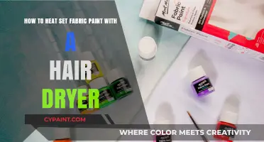 Quick Heat Setting: Fabric Paint with a Hair Dryer Guide