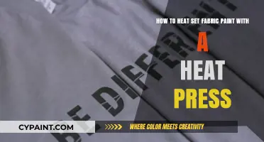 Mastering Heat Setting: Fabric Paint Techniques with a Heat Press