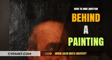Conceal a Button Behind a Painting: Creative DIY Guide