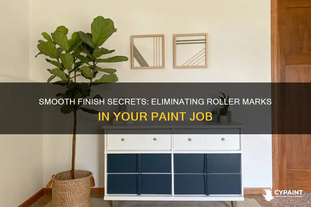 how to hide roller marks when painting