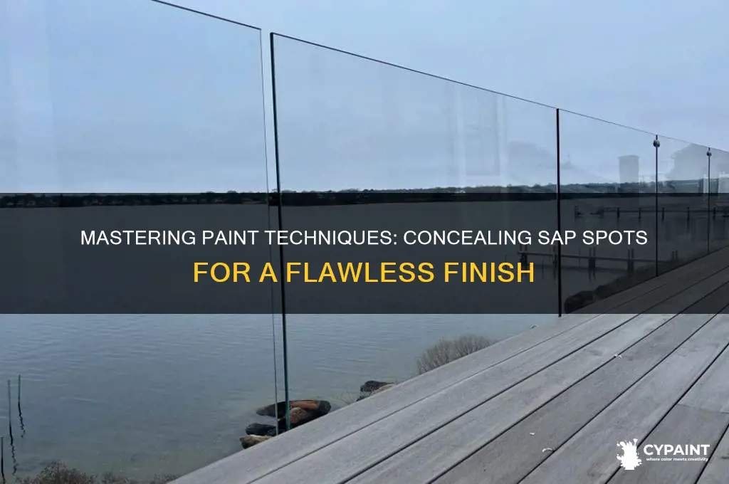 how to hide saparle spots when painting