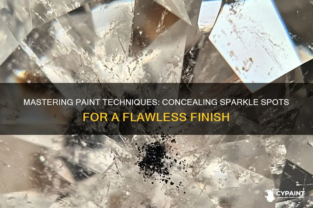 how to hide sprarle spots when painting