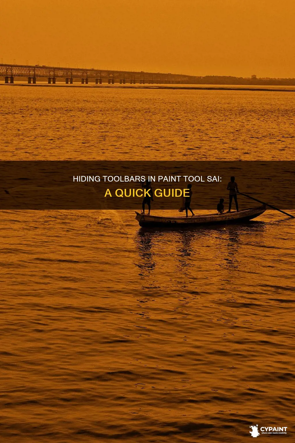 how to hide the toolbar on paint tool sai