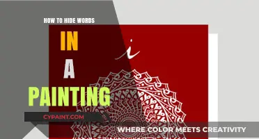 Mastering the Art of Concealment: Hiding Words in Your Paintings