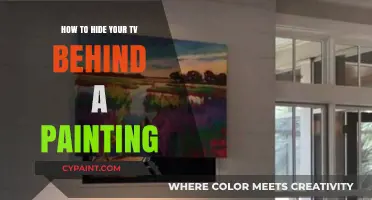 Creative TV Concealment: Hide Your Screen Behind a Painting