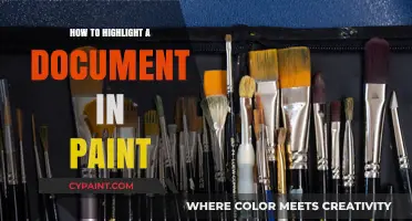 Highlighting Documents in Paint: A Simple Step-by-Step Guide