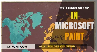 Highlighting Maps: Microsoft Paint Tricks